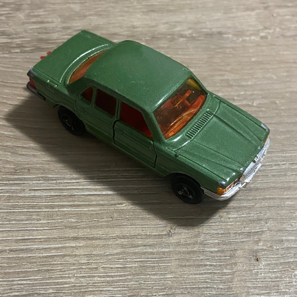 Vintage Majorette 200 series #249 Mercedes Benz 450 SE Green